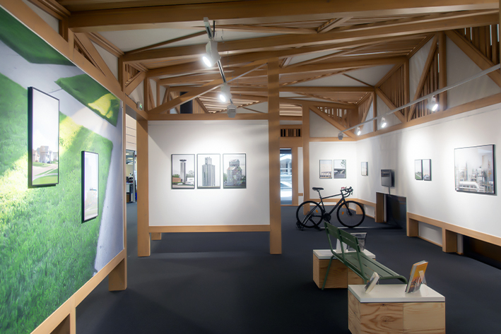 Galerie Dityvon : exposition Paris-Roubaix d'Arthur Chiron, vue d'ensemble