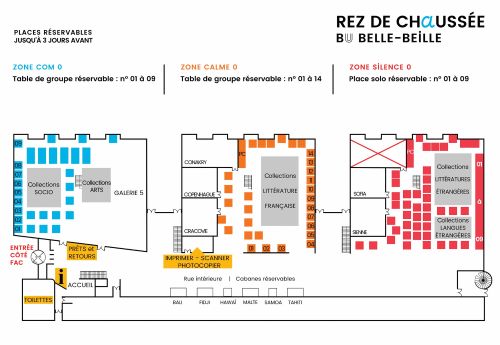 Extrait plan intérieur BU Belle-Beille