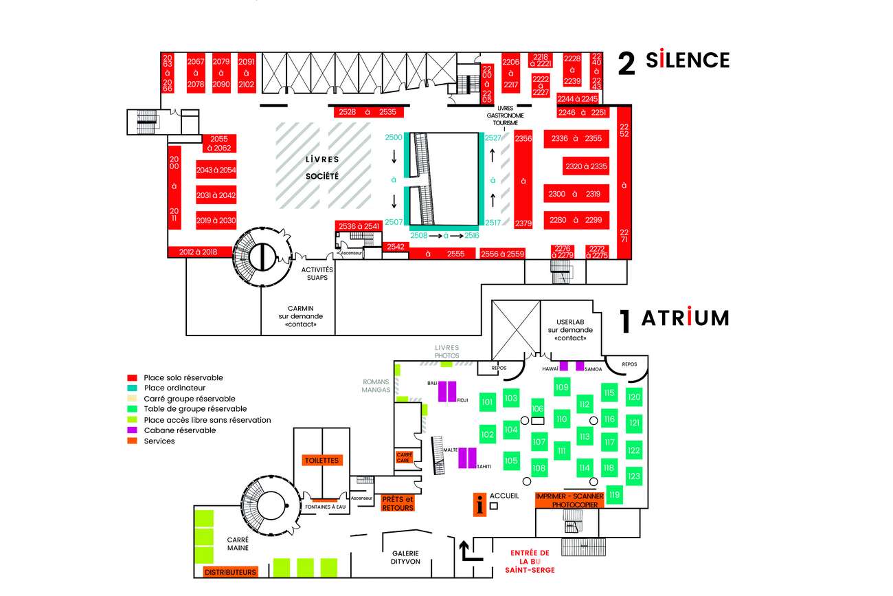 Plan BU Saint-Serge - alternative textuelle dans le PDF