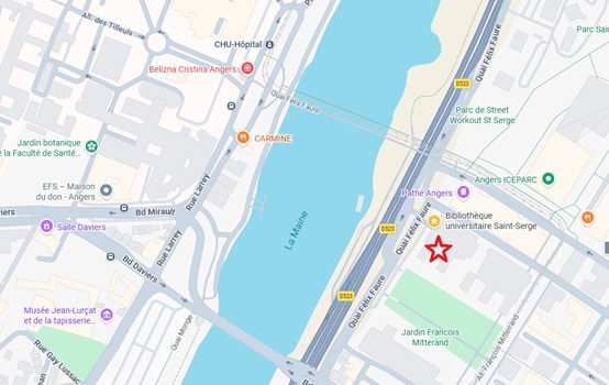 Plan quartier Saint-Serge