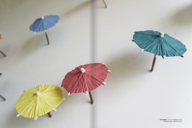 Parasols porcelaines et vis