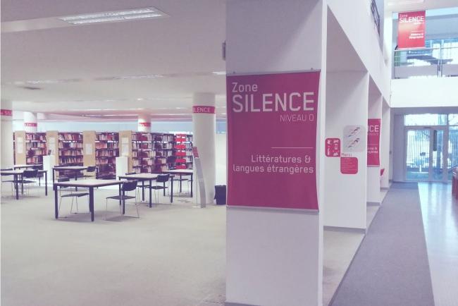 Salle silence 0 bibliothèque Belle-Beille collections de littératures étrangères