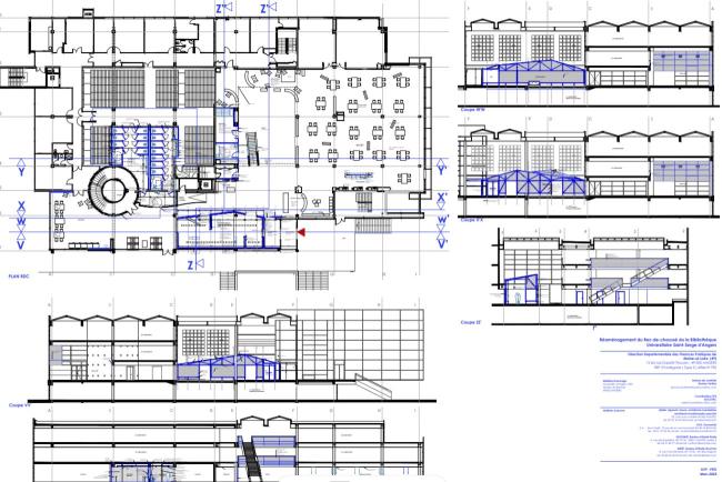 Plan BU Saint-Serge en travaux