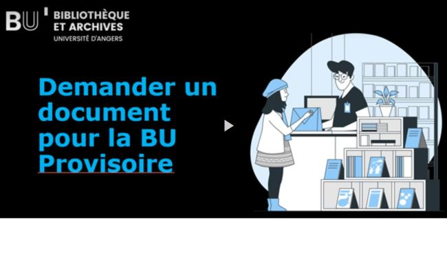 Image de la vidéo pour montrer comment faire une réservation d'ouvrage sur le site de la bibliothèque